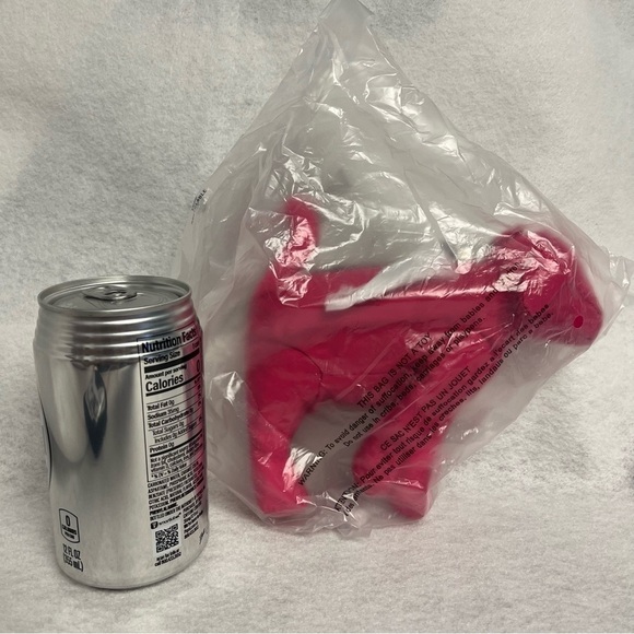 NEW VICTORIA SECRET PINK Dog Foldable Tote Bag Black Polka Dot - Picture 4 of 5